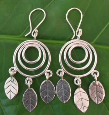 Thai Karen Hill Tribe Silver Earring ER407 