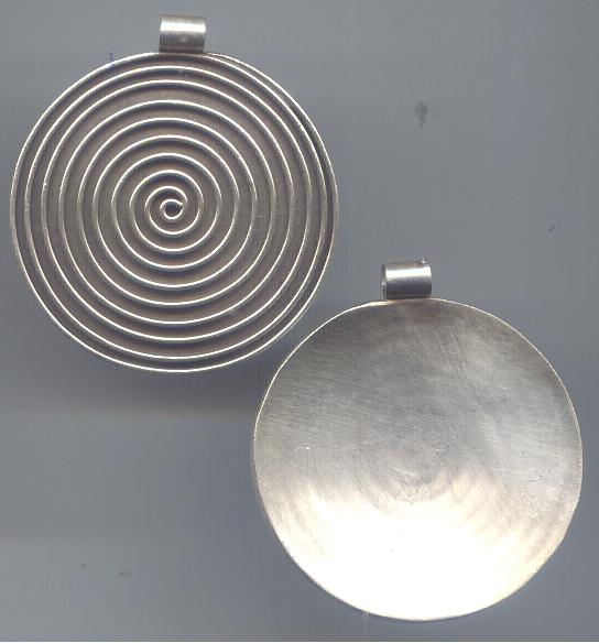 Thai Karen Hill Tribe Silver Pendants NL236