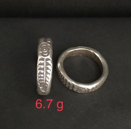 Thai Karen Hill Tribe Silver Ring 20RR043