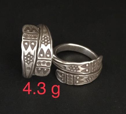 Thai Karen Hill Tribe Silver Ring 20RR145